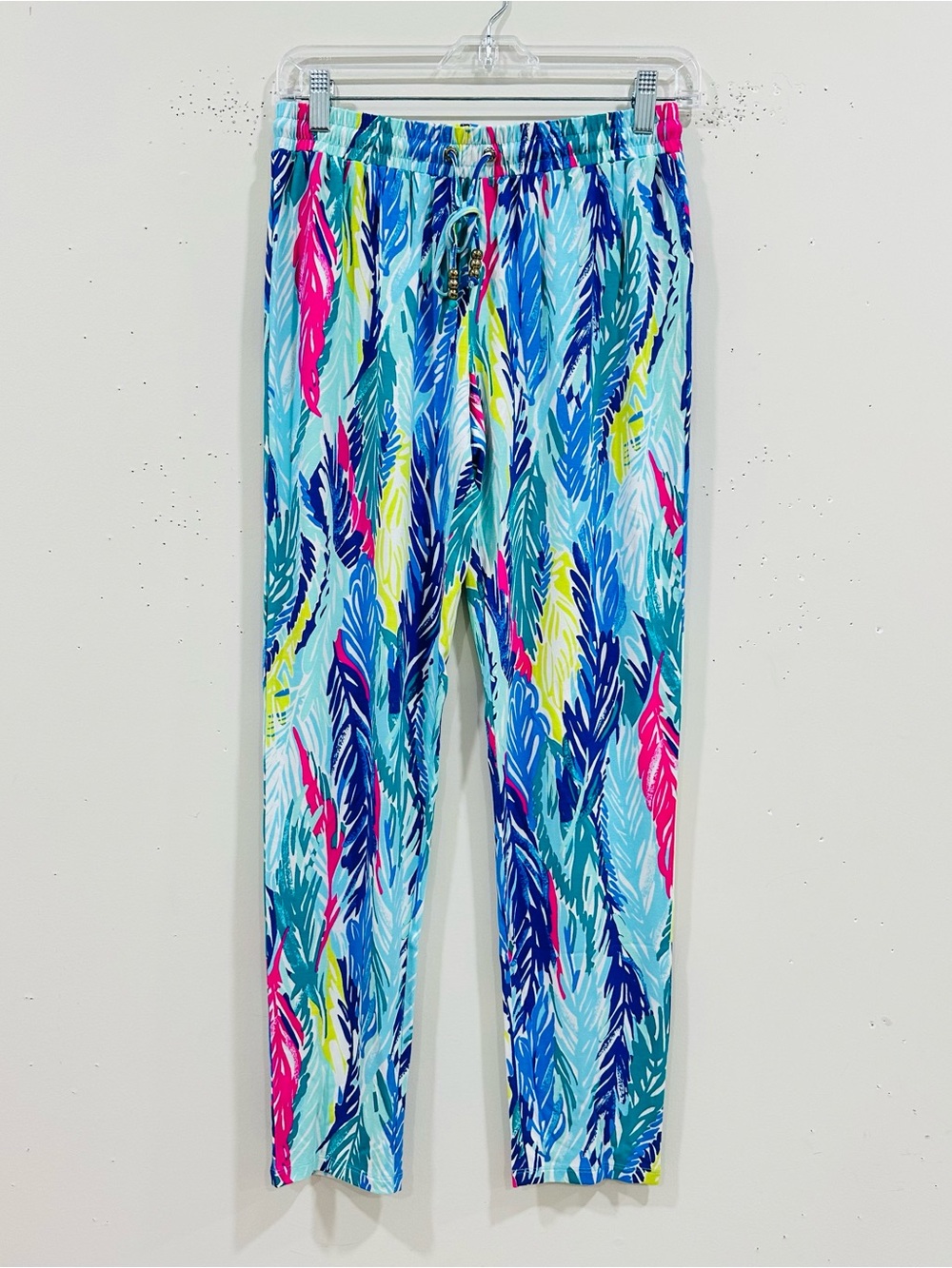 Womens Lilly Pulitzer Colorful Pants Feathers Size‎ S